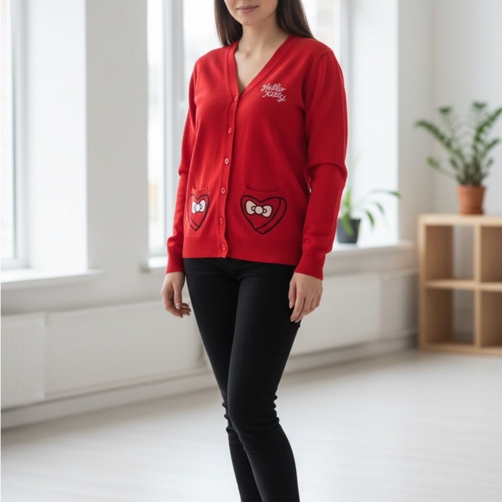ModCloth for Hello Kitty cardigan sweater size S‎